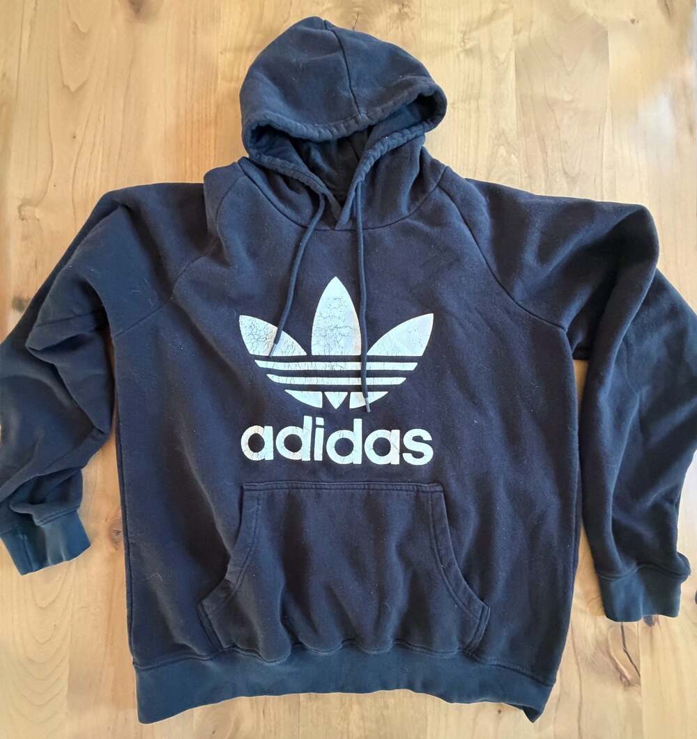 Adidas Originals Trefoil Black Hoodie Sweatshirt